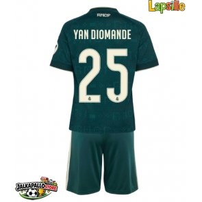 Real Madrid Yan Diomande #25 Vieraspaita Lapsille 2026-27 Lyhythihainen (+ shortsit)
